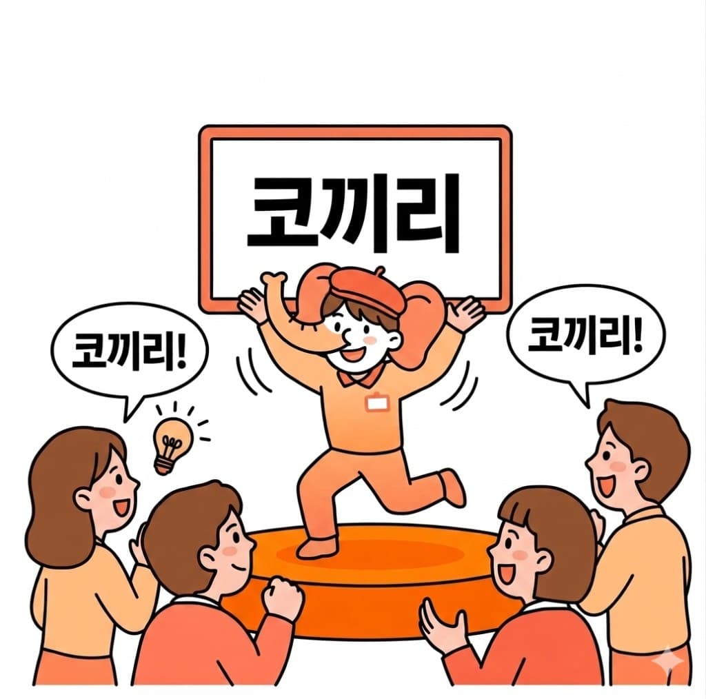 몸으로 말해요 플레이 방식을 보여 주는 안내 일러스트